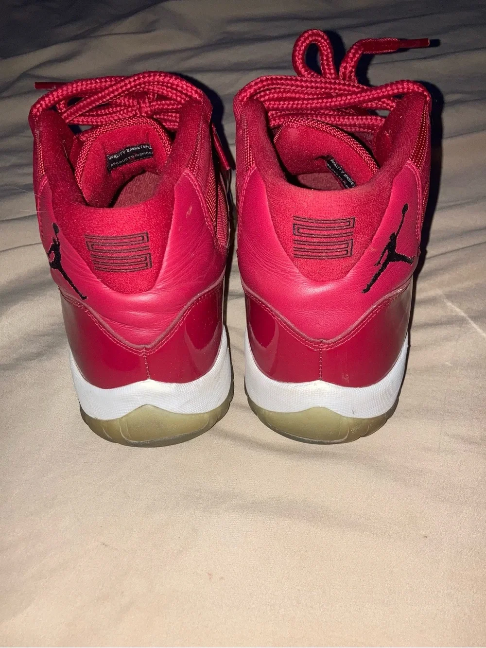 Jordan 11 Red Hightop fye kicks
